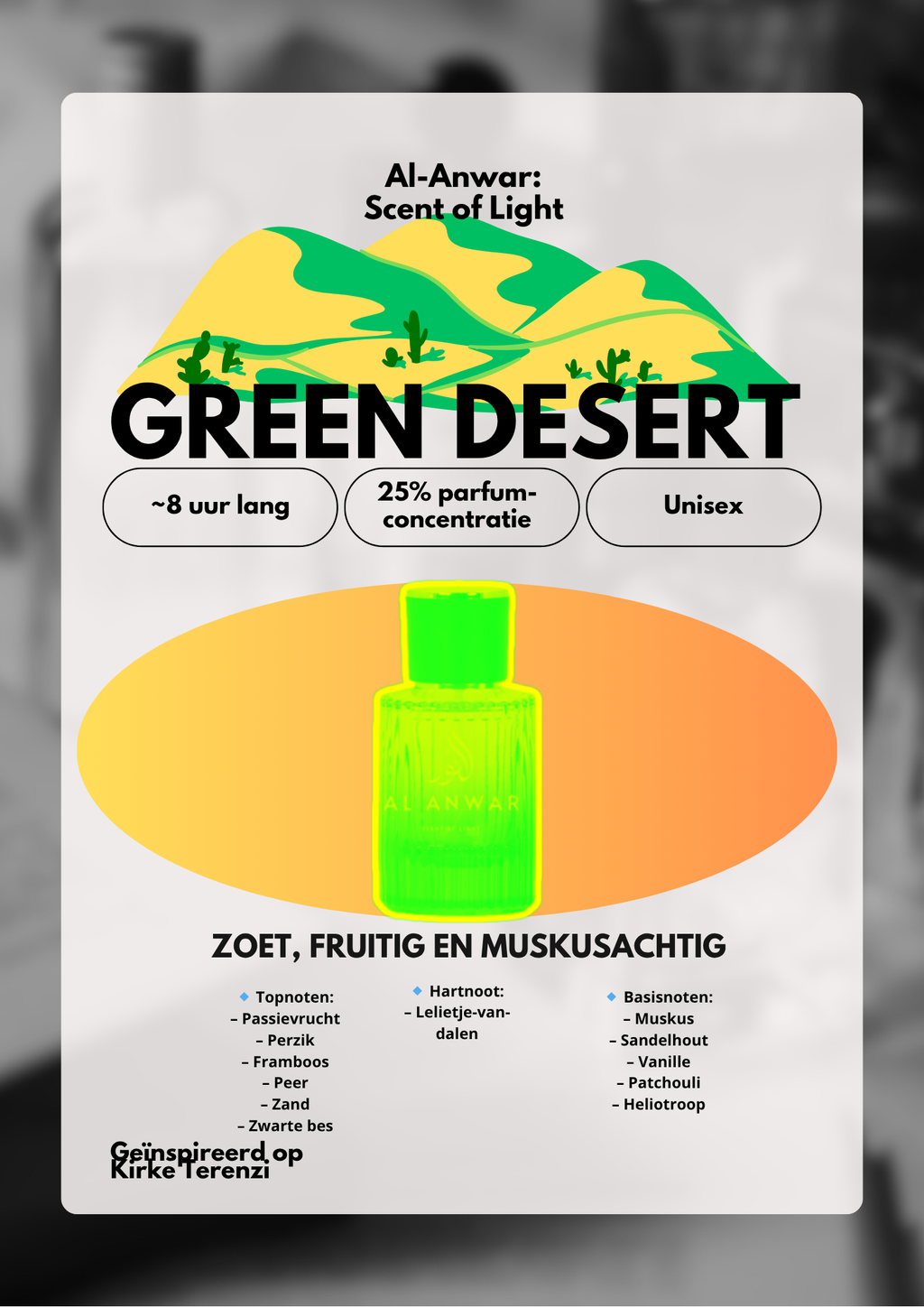 Al-Anwar Green Desert | Geïnspireerd op Kirke Terenzi