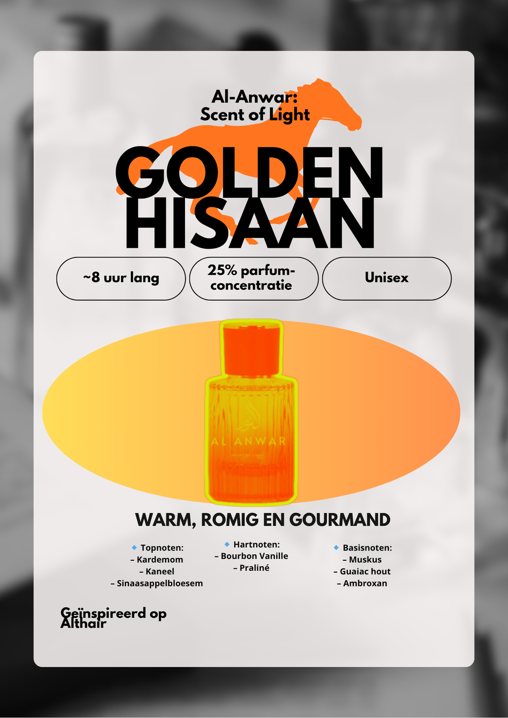 Al-Anwar Golden Hisaan | Geïnspireerd op Althaïr