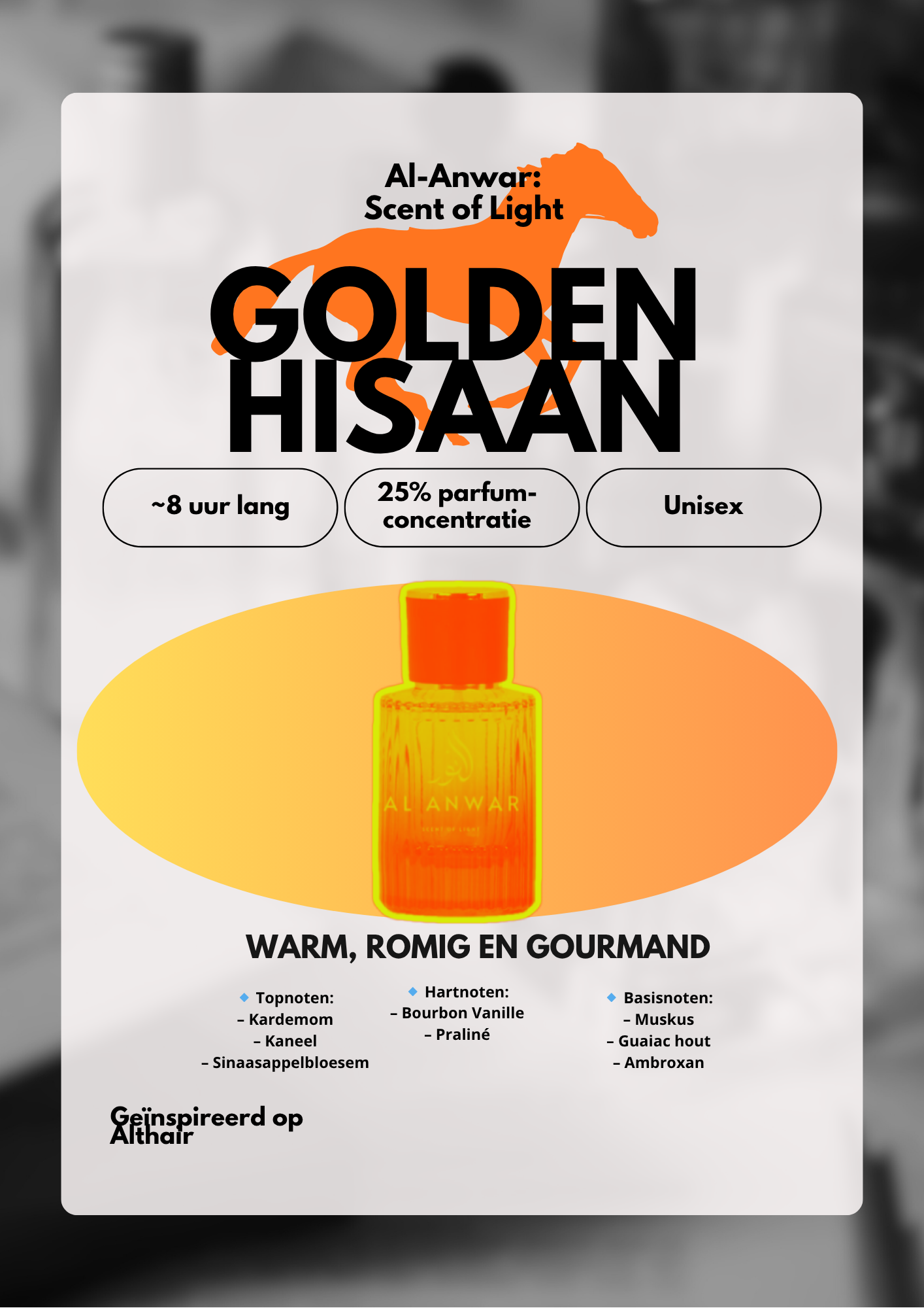 Al-Anwar Golden Hisaan | Geïnspireerd op Althaïr